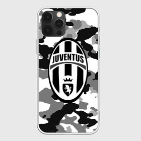 Чехол для iPhone 12 Pro с принтом FC Juventus Camouflage в Новосибирске, силикон | область печати: задняя сторона чехла, без боковых панелей | Тематика изображения на принте: football | italia | juve | juventus | logo | sport | арт | италия | лига | лого | спорт | текстура | фк | футбол | футбольный клуб | эмблема | ювентус