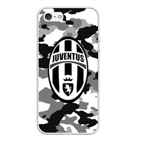 Чехол для iPhone 5/5S матовый с принтом FC Juventus Camouflage в Новосибирске, Силикон | Область печати: задняя сторона чехла, без боковых панелей | Тематика изображения на принте: football | italia | juve | juventus | logo | sport | арт | италия | лига | лого | спорт | текстура | фк | футбол | футбольный клуб | эмблема | ювентус