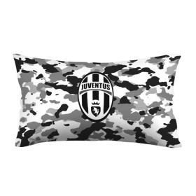 Подушка 3D антистресс с принтом FC Juventus Camouflage в Новосибирске, наволочка — 100% полиэстер, наполнитель — вспененный полистирол | состоит из подушки и наволочки на молнии | Тематика изображения на принте: football | italia | juve | juventus | logo | sport | арт | италия | лига | лого | спорт | текстура | фк | футбол | футбольный клуб | эмблема | ювентус