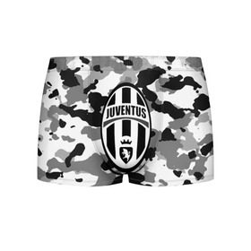 Мужские трусы 3D с принтом FC Juventus Camouflage в Новосибирске, 50% хлопок, 50% полиэстер | классическая посадка, на поясе мягкая тканевая резинка | football | italia | juve | juventus | logo | sport | арт | италия | лига | лого | спорт | текстура | фк | футбол | футбольный клуб | эмблема | ювентус