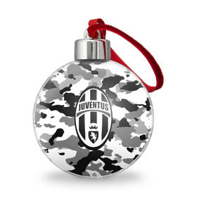 Ёлочный шар с принтом FC Juventus Camouflage в Новосибирске, Пластик | Диаметр: 77 мм | football | italia | juve | juventus | logo | sport | арт | италия | лига | лого | спорт | текстура | фк | футбол | футбольный клуб | эмблема | ювентус