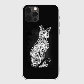 Чехол для iPhone 12 Pro Max с принтом cat в Новосибирске, Силикон |  | 