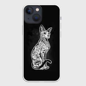 Чехол для iPhone 13 mini с принтом cat в Новосибирске,  |  | 