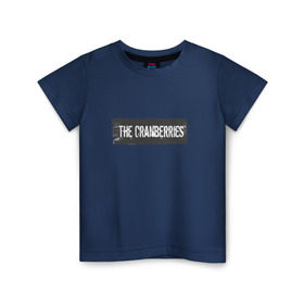 Детская футболка хлопок с принтом The Сranberries в Новосибирске, 100% хлопок | круглый вырез горловины, полуприлегающий силуэт, длина до линии бедер | cranberries | долорес о риордан | крэнберри