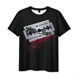 Мужская футболка 3D с принтом Judas Priest в Новосибирске, 100% полиэфир | прямой крой, круглый вырез горловины, длина до линии бедер | group | hard | havy | judas | metal | priest | rock | speed | группа | джудас | метал | музыка | о.м.с.к. | прайст | рок | тяжелый | хард | хэви