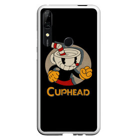 Чехол для Honor P Smart Z с принтом Cuphead в Новосибирске, Силикон | Область печати: задняя сторона чехла, без боковых панелей | Тематика изображения на принте: cuphead | капхед | компьтерная игра