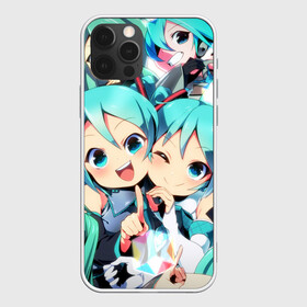 Чехол для iPhone 12 Pro с принтом Vocaloid в Новосибирске, силикон | область печати: задняя сторона чехла, без боковых панелей | anime | hatsune miku | vocaloid | аниме | вокалоид | мику хатсуне