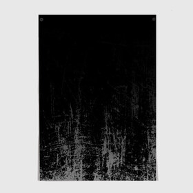 Постер с принтом Black Grunge в Новосибирске, 100% бумага
 | бумага, плотность 150 мг. Матовая, но за счет высокого коэффициента гладкости имеет небольшой блеск и дает на свету блики, но в отличии от глянцевой бумаги не покрыта лаком | grunge | абстракция | гранж | черный