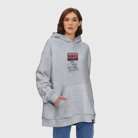 Худи SuperOversize хлопок с принтом The Сranberries в Новосибирске, 70% хлопок, 30% полиэстер, мягкий начес внутри | карман-кенгуру, эластичная резинка на манжетах и по нижней кромке, двухслойный капюшон
 | cranberries | долорес о риордан | крэнберрис