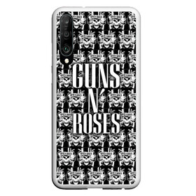 Чехол для Honor P30 с принтом Guns n roses в Новосибирске, Силикон | Область печати: задняя сторона чехла, без боковых панелей | guns n roses | gunsnroses | ганз н роус | ганзес роус | ганзесроус | ганзнроус | дафф маккаган | диззи рид | мелисса риз | ричард фортус | рок | слэш | франк феррер | эксл роуз