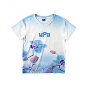 Детская футболка 3D с принтом Ира в Новосибирске, 100% гипоаллергенный полиэфир | прямой крой, круглый вырез горловины, длина до линии бедер, чуть спущенное плечо, ткань немного тянется | Тематика изображения на принте: flower | name | spring | букет | весна | имена | имя | ира | природа | узор | цветочный | цветы