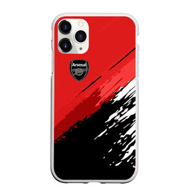 Чехол для iPhone 11 Pro матовый с принтом Arsenal 2018 Original в Новосибирске, Силикон |  | football | soccer | арсенал