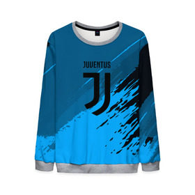 Мужской свитшот 3D с принтом FC Juventus abstract style в Новосибирске, 100% полиэстер с мягким внутренним слоем | круглый вырез горловины, мягкая резинка на манжетах и поясе, свободная посадка по фигуре | football | soccer | ювентус