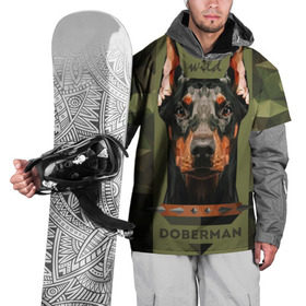 Накидка на куртку 3D с принтом Дикий доберман в Новосибирске, 100% полиэстер |  | 23 | wild | армия | безумный | бешеный | военная | военный | война | день | дикий | доберман | животное | защитника | злость | камуфляж | крутая | милитари | оружие | отечества | ошейник | патриот | рисунок