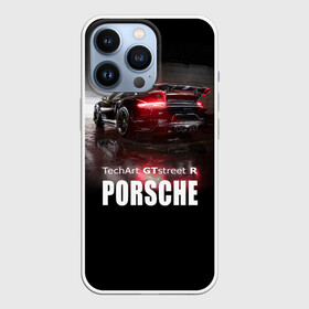 Чехол для iPhone 13 Pro с принтом Porsche GTstreet R в Новосибирске,  |  | Тематика изображения на принте: auto | porsche 911 | turbo s | авто | автомобиль | машина | спорткар | суперкар | тачка