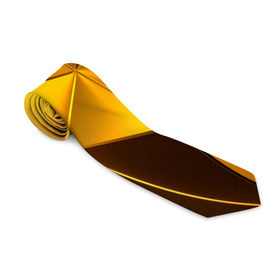 Галстук 3D с принтом Gold texture в Новосибирске, 100% полиэстер | Длина 148 см; Плотность 150-180 г/м2 | Тематика изображения на принте: 