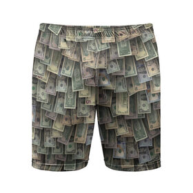 Мужские шорты 3D спортивные с принтом Доллары США в Новосибирске,  |  | dollar | forex | usa | банкноты | богатство | валюта | деньги | доллар | купюры | паттрен | трейдер | чешуя