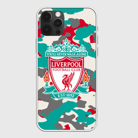 Чехол для iPhone 12 Pro с принтом FC Liverpool  в Новосибирске, силикон | область печати: задняя сторона чехла, без боковых панелей | Тематика изображения на принте: england | football | liverpool fc | logo | sport | англия | арт | камуфляж | ливерпуль | лига | лого | милитари | спорт | текстура | фк | футбол | футбольный клуб | эмблема