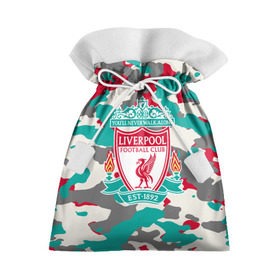 Подарочный 3D мешок с принтом FC Liverpool в Новосибирске, 100% полиэстер | Размер: 29*39 см | england | football | liverpool fc | logo | sport | англия | арт | камуфляж | ливерпуль | лига | лого | милитари | спорт | текстура | фк | футбол | футбольный клуб | эмблема