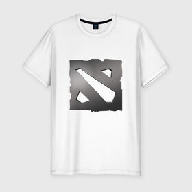 Мужская футболка премиум с принтом Dota 2 - Black design 2018 в Новосибирске, 92% хлопок, 8% лайкра | приталенный силуэт, круглый вырез ворота, длина до линии бедра, короткий рукав | 0x000000123 | dota | dota2 | steam | дота | стим