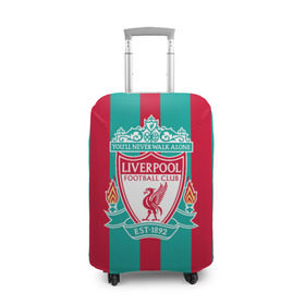 Чехол для чемодана 3D с принтом Liverpool FC в Новосибирске, 86% полиэфир, 14% спандекс | двустороннее нанесение принта, прорези для ручек и колес | england | football | liverpool fc | logo | sport | англия | арт | ливерпуль | лига | лого | спорт | текстура | фк | футбол | футбольный клуб | эмблема