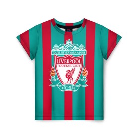 Детская футболка 3D с принтом Liverpool FC в Новосибирске, 100% гипоаллергенный полиэфир | прямой крой, круглый вырез горловины, длина до линии бедер, чуть спущенное плечо, ткань немного тянется | england | football | liverpool fc | logo | sport | англия | арт | ливерпуль | лига | лого | спорт | текстура | фк | футбол | футбольный клуб | эмблема