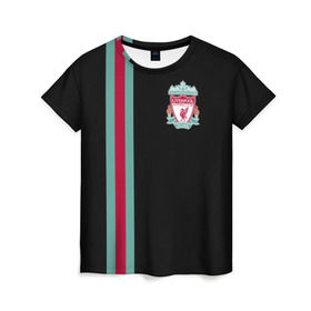 Женская футболка 3D с принтом Liverpool FC в Новосибирске, 100% полиэфир ( синтетическое хлопкоподобное полотно) | прямой крой, круглый вырез горловины, длина до линии бедер | england | football | liverpool fc | logo | sport | англия | арт | ливерпуль | лига | лого | спорт | текстура | фк | футбол | футбольный клуб | эмблема