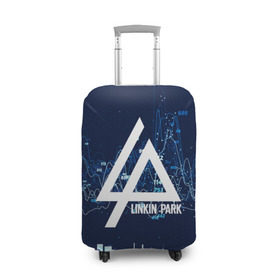 Чехол для чемодана 3D с принтом Linkin Park music collection в Новосибирске, 86% полиэфир, 14% спандекс | двустороннее нанесение принта, прорези для ручек и колес | linkin park | logo | music | pop | rock | usa | альтернатива | америка | металл | музыка | музыкальный | поп | рок | честер беннингтон