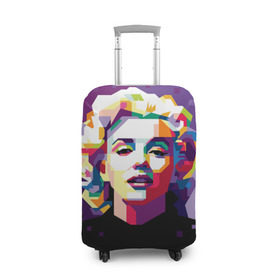 Чехол для чемодана 3D с принтом Marilyn Monroe в Новосибирске, 86% полиэфир, 14% спандекс | двустороннее нанесение принта, прорези для ручек и колес | girl | marilyn | monroe | usa | актриса | девушка | звезда | монро | мэрилин | певица | сша