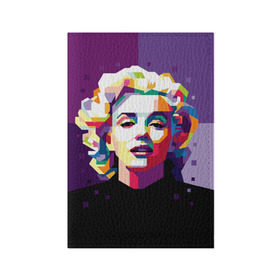Обложка для паспорта матовая кожа с принтом Marilyn Monroe в Новосибирске, натуральная матовая кожа | размер 19,3 х 13,7 см; прозрачные пластиковые крепления | Тематика изображения на принте: girl | marilyn | monroe | usa | актриса | девушка | звезда | монро | мэрилин | певица | сша