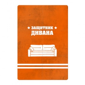 Магнитный плакат 2Х3 с принтом Защитник дивана в Новосибирске, Полимерный материал с магнитным слоем | 6 деталей размером 9*9 см | Тематика изображения на принте: 23 февраля | день защитника | день защитника отечества | защитник | подарок