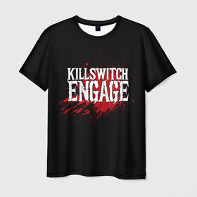 Мужская футболка 3D с принтом Killswitch Engage в Новосибирске, 100% полиэфир | прямой крой, круглый вырез горловины, длина до линии бедер | Тематика изображения на принте: 