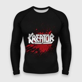 Мужской рашгард 3D с принтом Kreator в Новосибирске,  |  | band | blood | kreator | metal | music | rock | атрибутика | группа | кровь | метал | музыка | рок