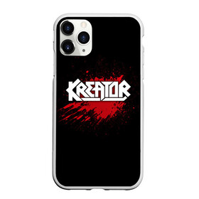 Чехол для iPhone 11 Pro Max матовый с принтом Kreator в Новосибирске, Силикон |  | Тематика изображения на принте: band | blood | kreator | metal | music | rock | атрибутика | группа | кровь | метал | музыка | рок