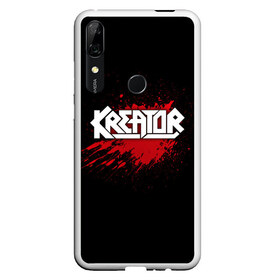 Чехол для Honor P Smart Z с принтом Kreator в Новосибирске, Силикон | Область печати: задняя сторона чехла, без боковых панелей | Тематика изображения на принте: band | blood | kreator | metal | music | rock | атрибутика | группа | кровь | метал | музыка | рок