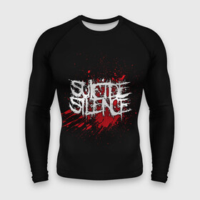 Мужской рашгард 3D с принтом Suicide Silence в Новосибирске,  |  | band | blood | metal | music | rock | suicide silence | атрибутика | группа | кровь | метал | музыка | рок
