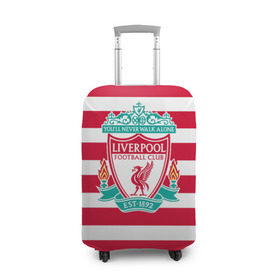 Чехол для чемодана 3D с принтом FC Liverpool в Новосибирске, 86% полиэфир, 14% спандекс | двустороннее нанесение принта, прорези для ручек и колес | england | football | liverpool fc | англия | ливерпуль | лого | фк | футбол | футбольный клуб
