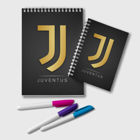 Блокнот с принтом Juventus Gold Edition в Новосибирске, 100% бумага | 48 листов, плотность листов — 60 г/м2, плотность картонной обложки — 250 г/м2. Листы скреплены удобной пружинной спиралью. Цвет линий — светло-серый
 | Тематика изображения на принте: champions | italy | jeep | juventus | league | италия | лига | чемпионов | ювентус