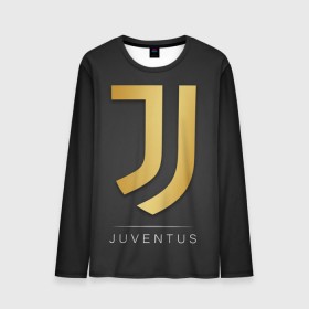 Мужской лонгслив 3D с принтом Juventus Gold Edition в Новосибирске, 100% полиэстер | длинные рукава, круглый вырез горловины, полуприлегающий силуэт | champions | italy | jeep | juventus | league | италия | лига | чемпионов | ювентус