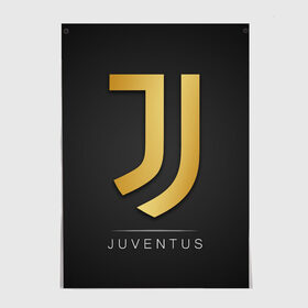 Постер с принтом Juventus Gold Edition в Новосибирске, 100% бумага
 | бумага, плотность 150 мг. Матовая, но за счет высокого коэффициента гладкости имеет небольшой блеск и дает на свету блики, но в отличии от глянцевой бумаги не покрыта лаком | champions | italy | jeep | juventus | league | италия | лига | чемпионов | ювентус