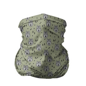 Бандана-труба 3D с принтом камуфляж - волки в Новосибирске, 100% полиэстер, ткань с особыми свойствами — Activecool | плотность 150‒180 г/м2; хорошо тянется, но сохраняет форму | Тематика изображения на принте: camouflage | волк | камуфляж