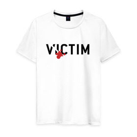 Мужская футболка хлопок с принтом GTA SA - Victim в Новосибирске, 100% хлопок | прямой крой, круглый вырез горловины, длина до линии бедер, слегка спущенное плечо. | carl johnson | grand theft auto | gta | los santos | sa | san andreas | гта
