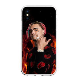 Чехол для iPhone XS Max матовый с принтом Lil Pump - 103 в Новосибирске, Силикон | Область печати: задняя сторона чехла, без боковых панелей | Тематика изображения на принте: eskeetit | esskeetit | lil pump | pamp | pump | лил памп | маленький насос | насос | памп | эшкере | эшкереее | эщкэрэ