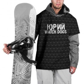Накидка на куртку 3D с принтом Юрий Watch Dogs в Новосибирске, 100% полиэстер |  | Тематика изображения на принте: 