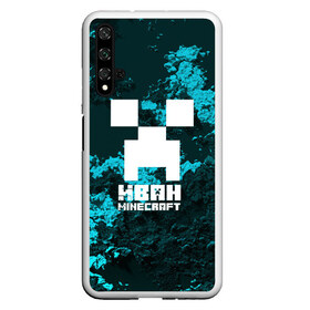 Чехол для Honor 20 с принтом Иван в стиле Minecraft в Новосибирске, Силикон | Область печати: задняя сторона чехла, без боковых панелей | ваня | крипер | майнкрафт