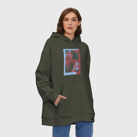 Худи SuperOversize хлопок с принтом Cry baby в Новосибирске, 70% хлопок, 30% полиэстер, мягкий начес внутри | карман-кенгуру, эластичная резинка на манжетах и по нижней кромке, двухслойный капюшон
 | awful things | gustav hr | lil peep | густав ор | клауд | клауд рэп | лил | певец | пип | пост эмо | реп | репер | рэп | рэпер | трэп | хип | хип хоп | хипхоп | хоп | эмо | эмо трэп