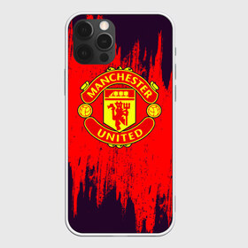 Чехол для iPhone 12 Pro Max с принтом Манчестер Юнайтед в Новосибирске, Силикон |  | Тематика изображения на принте: football | manchester united | mu | манчестер юнайтед | мю | спорт | футбол