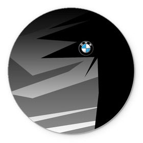 Коврик круглый с принтом BMW 2018 Sport в Новосибирске, резина и полиэстер | круглая форма, изображение наносится на всю лицевую часть | Тематика изображения на принте: bmw | bmw motorsport | bmw performance | carbon | m | m power | motorsport | performance | sport | бмв | карбон | моторспорт | спорт