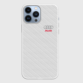 Чехол для iPhone 13 Pro Max с принтом AUDI  CARBON в Новосибирске,  |  | ауди | марка | машины