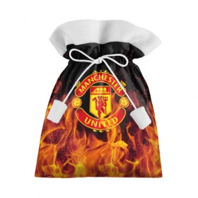 Подарочный 3D мешок с принтом FC Manchester United в Новосибирске, 100% полиэстер | Размер: 29*39 см | Тематика изображения на принте: fc manchester united | manchester | манчестер юнайтед | футбол